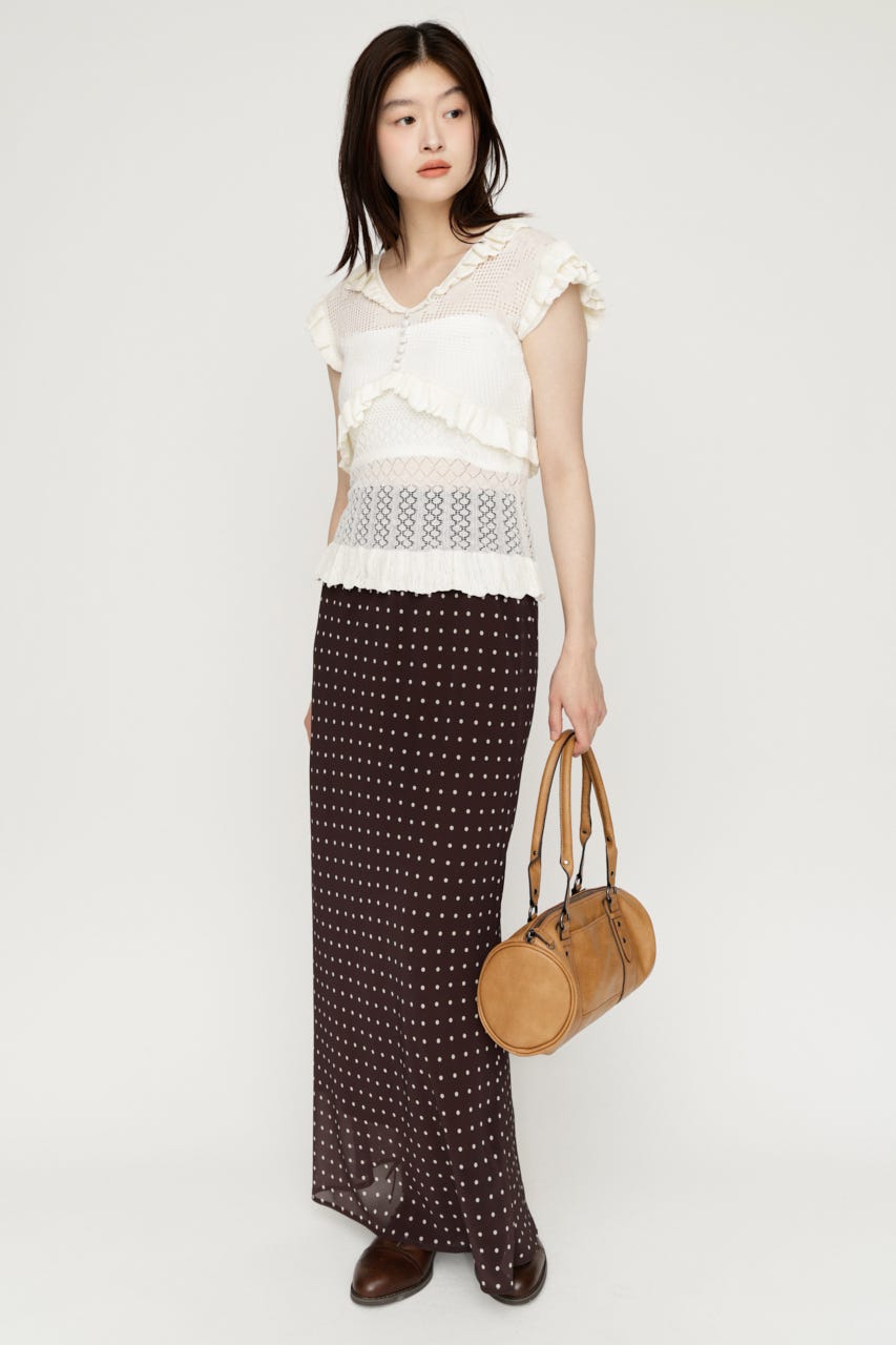 COMFORT MAXI スカート BRN 1