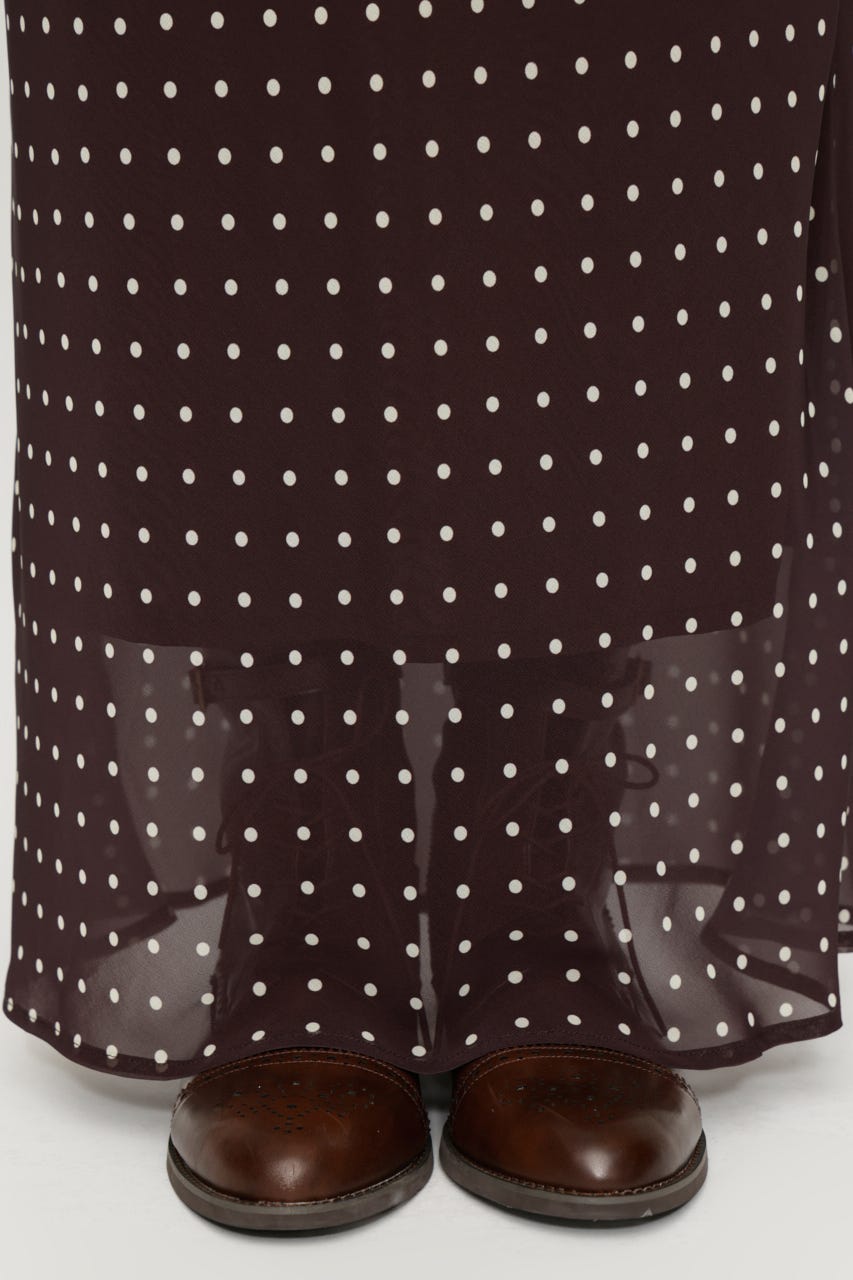 COMFORT MAXI スカート BRN 1