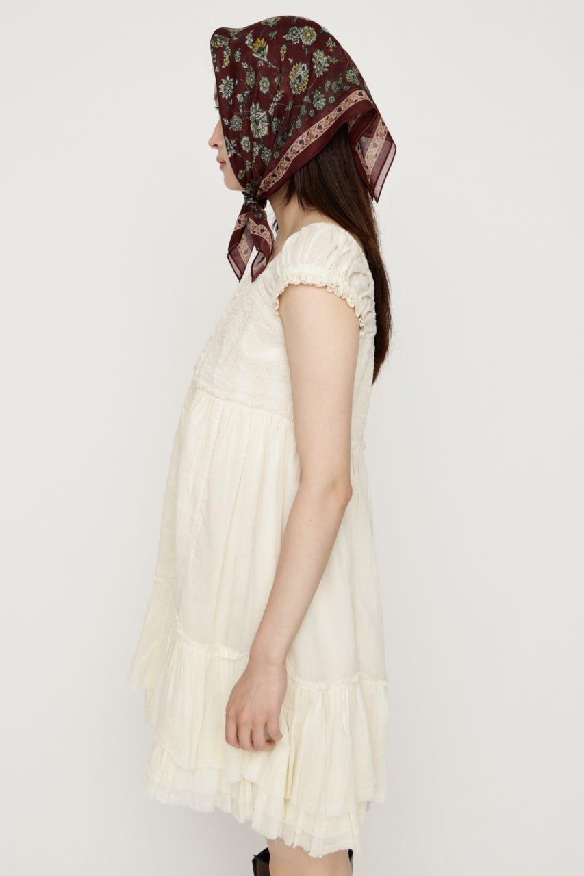 LACE CAMI SHORT ドレス O/WHT FREE