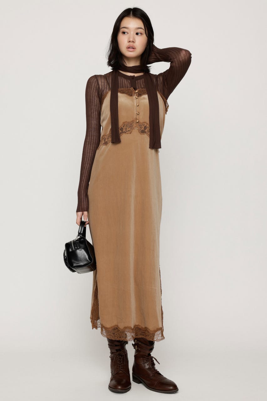 LACE SLIP ドレス