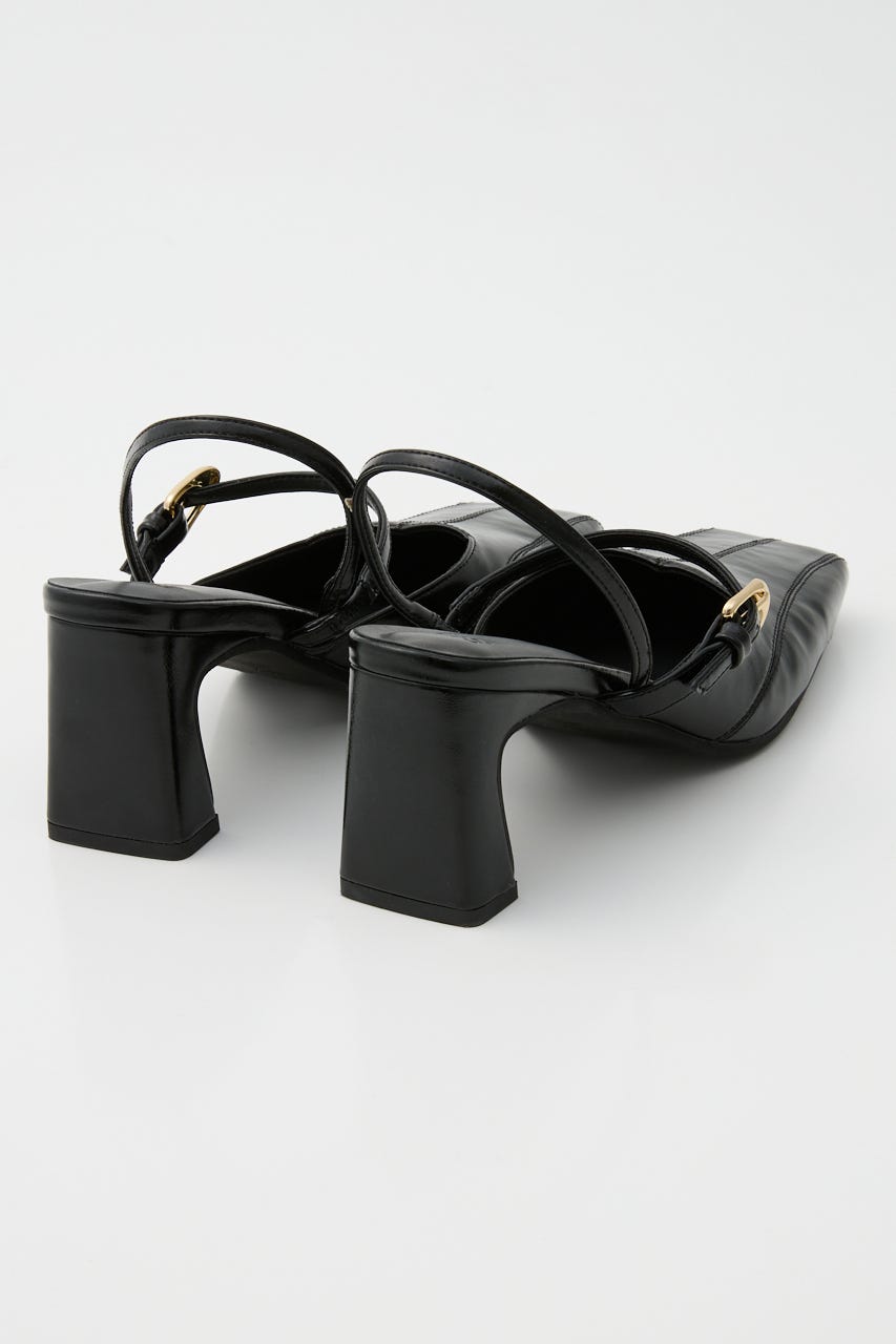 TINY SQUARE MARY JANE サンダル BLK S