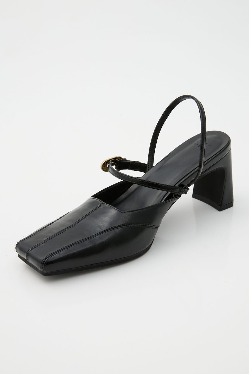 TINY SQUARE MARY JANE サンダル BLK S
