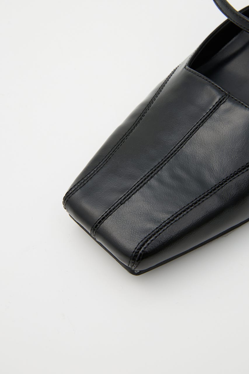 TINY SQUARE MARY JANE サンダル BLK S