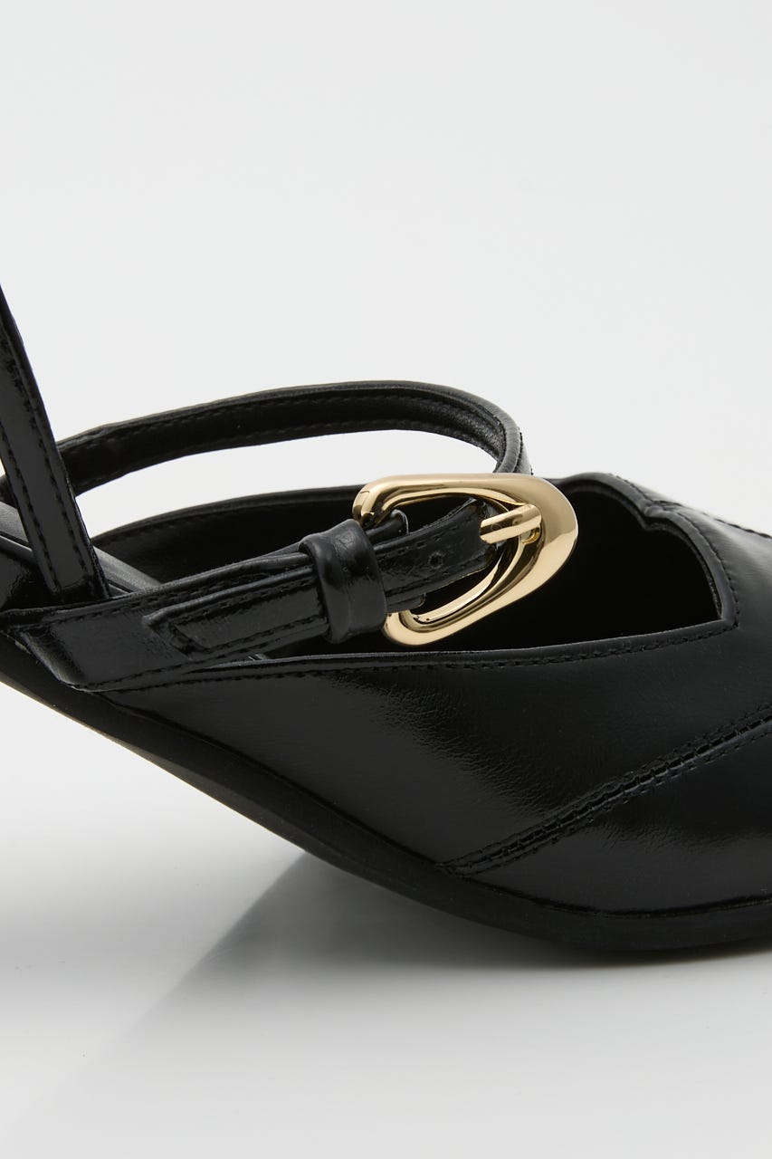 TINY SQUARE MARY JANE サンダル BLK S