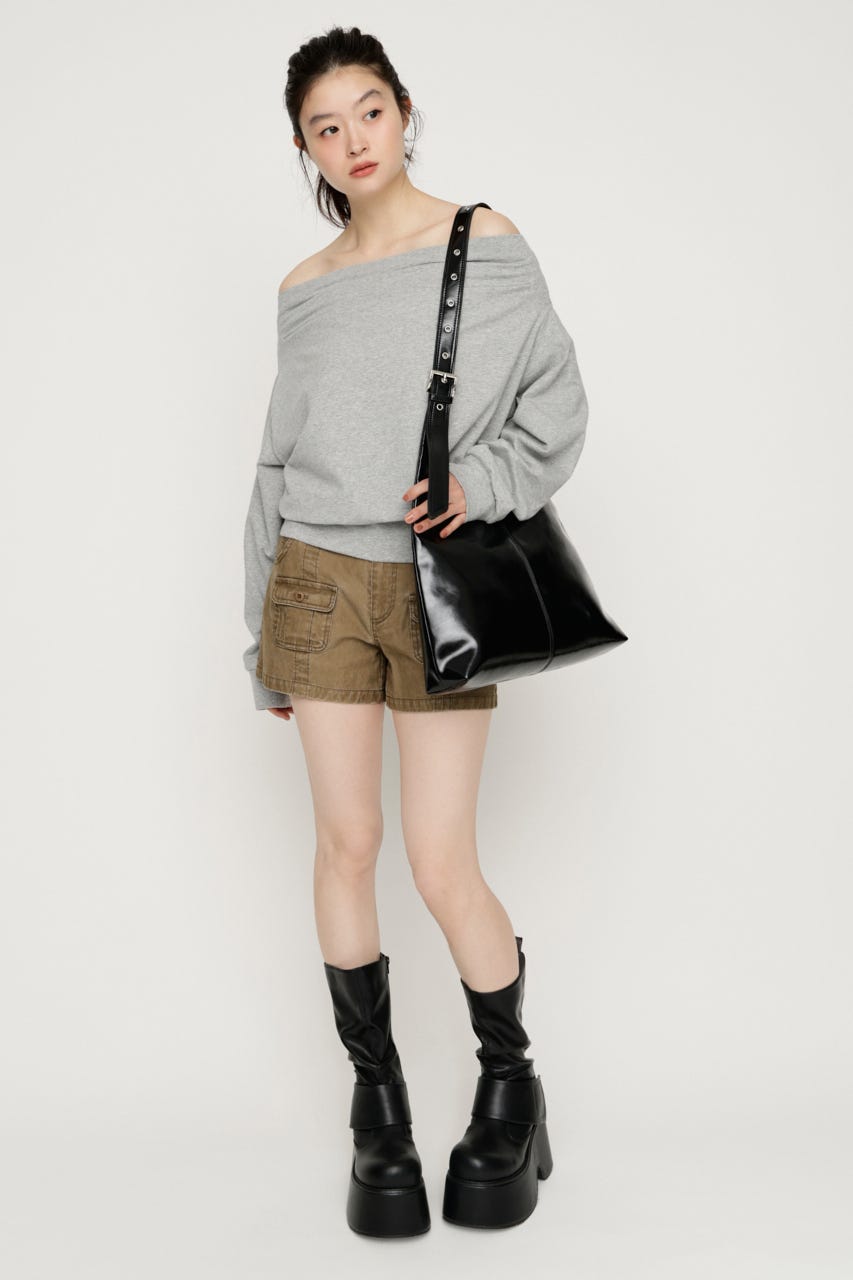THICK BELT PLATFORM ブーツ BLK M