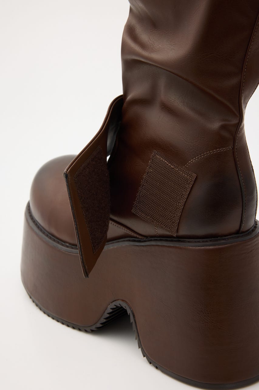 THICK BELT PLATFORM ブーツ BRN M