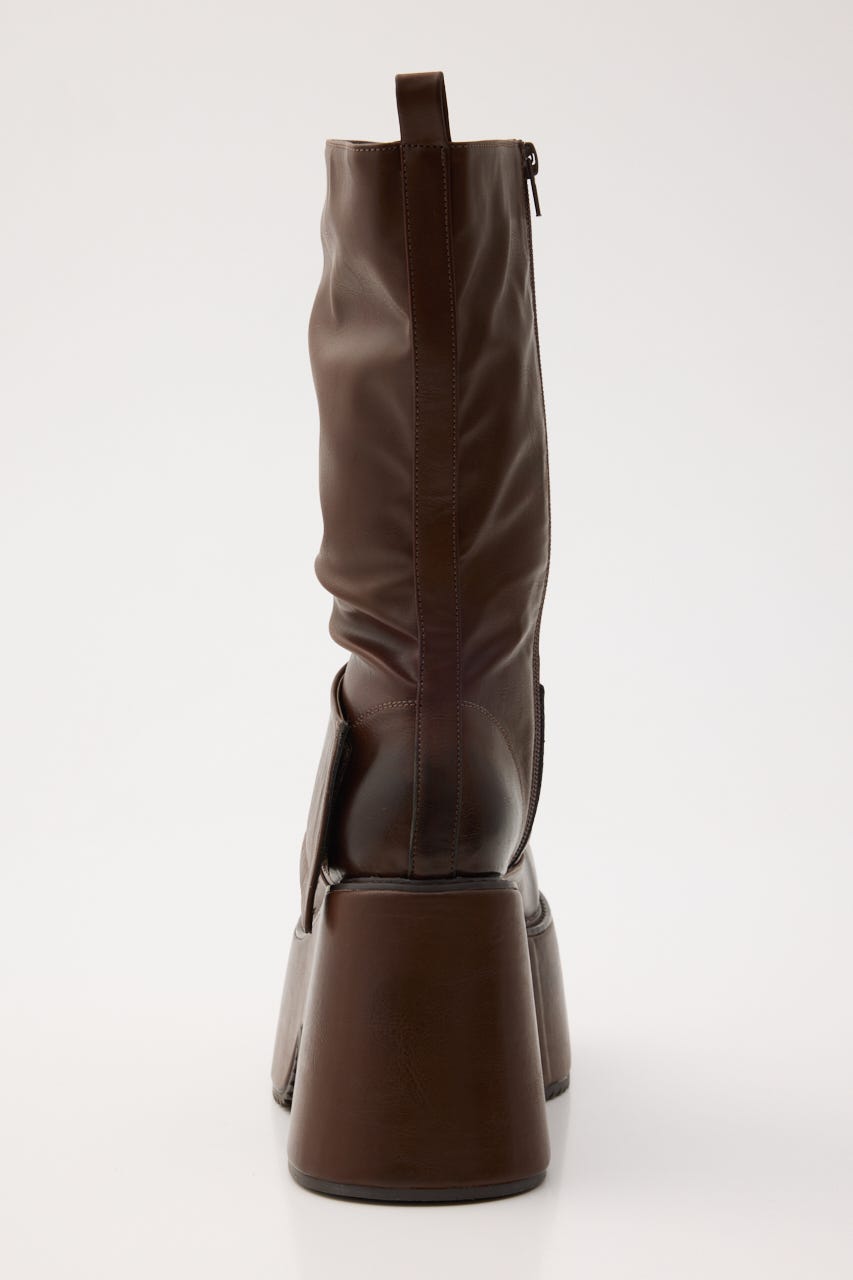 THICK BELT PLATFORM ブーツ BRN M
