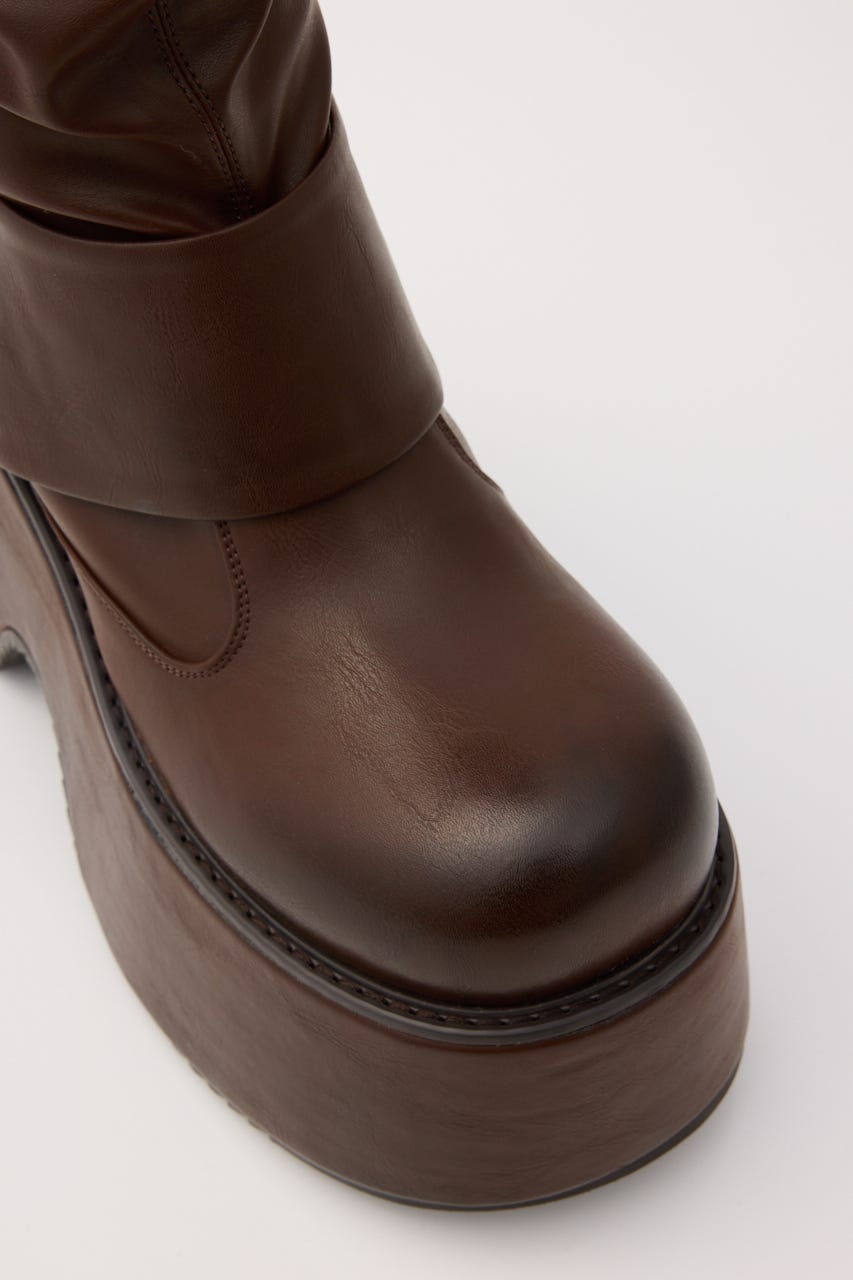 THICK BELT PLATFORM ブーツ BRN M