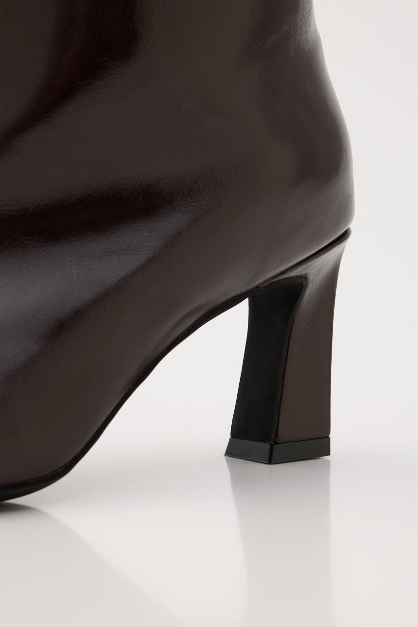SHARP TOE KNEE ブーツ BRN L