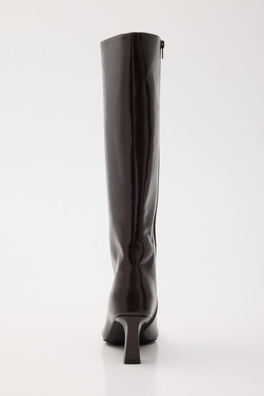 SHARP TOE KNEE ブーツ BRN L