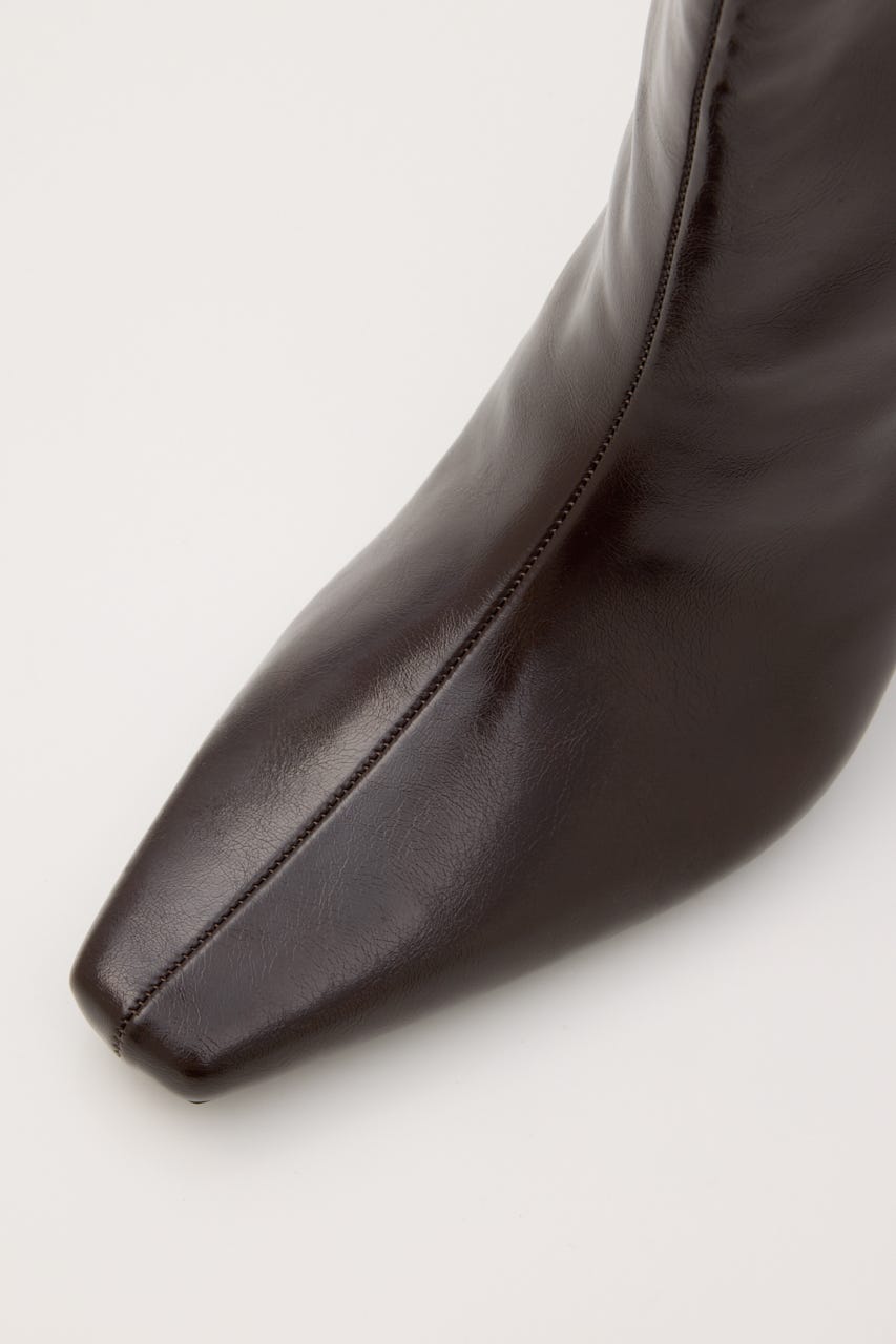 SHARP TOE KNEE ブーツ BRN L