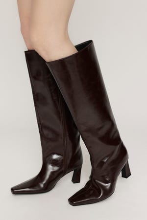 SHARP TOE KNEE ブーツ