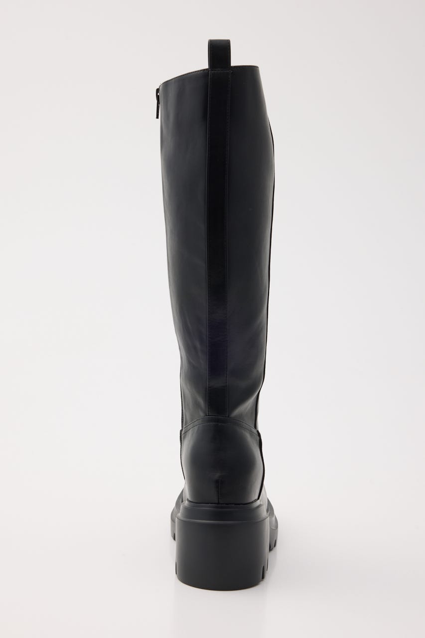 【AW PRE ORDER】SQUARE TOE KNEE ブーツ BLK L