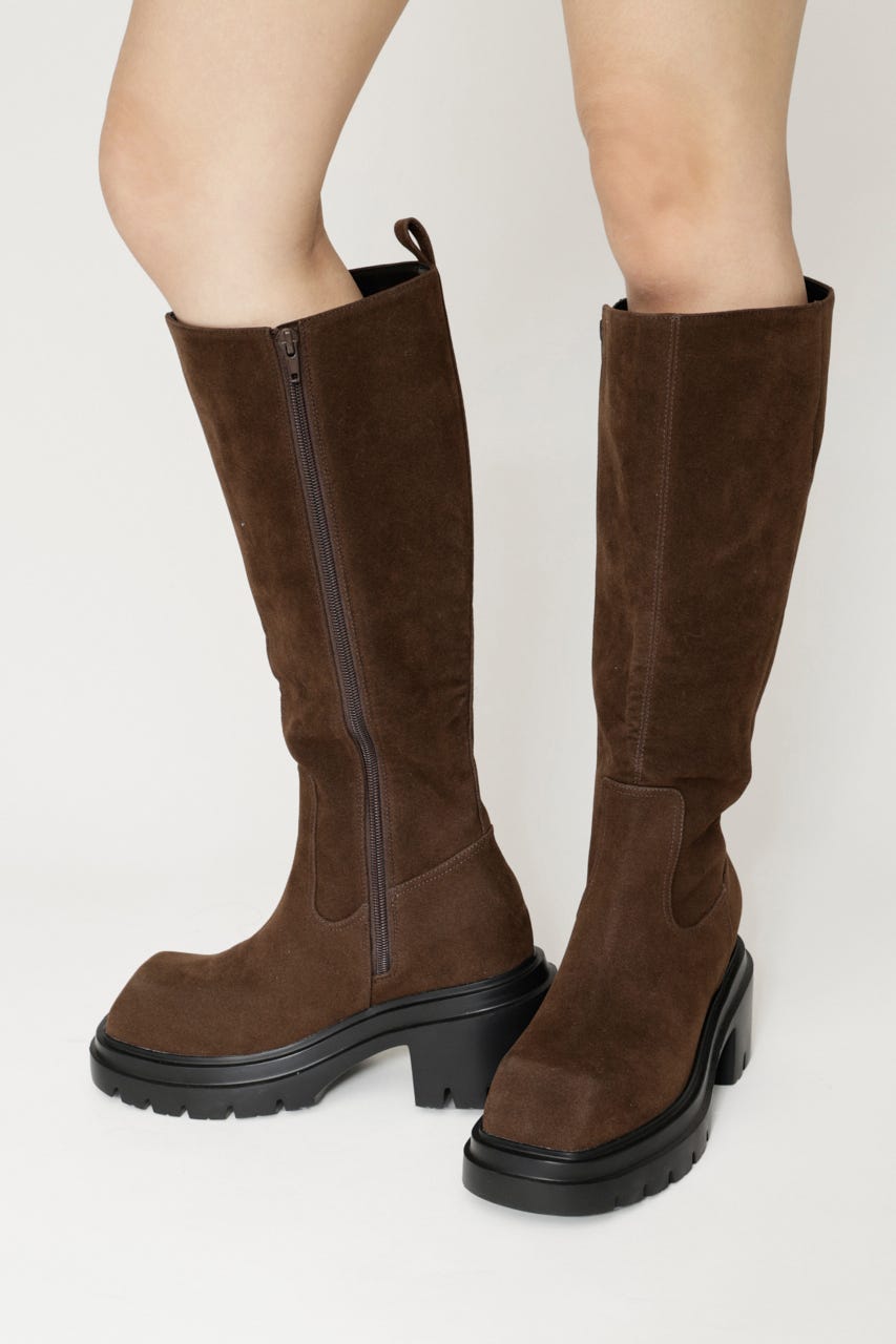 SLY | SQUARE TOE KNEE ブーツ (ブーツ ) |SHEL'TTER WEBSTORE