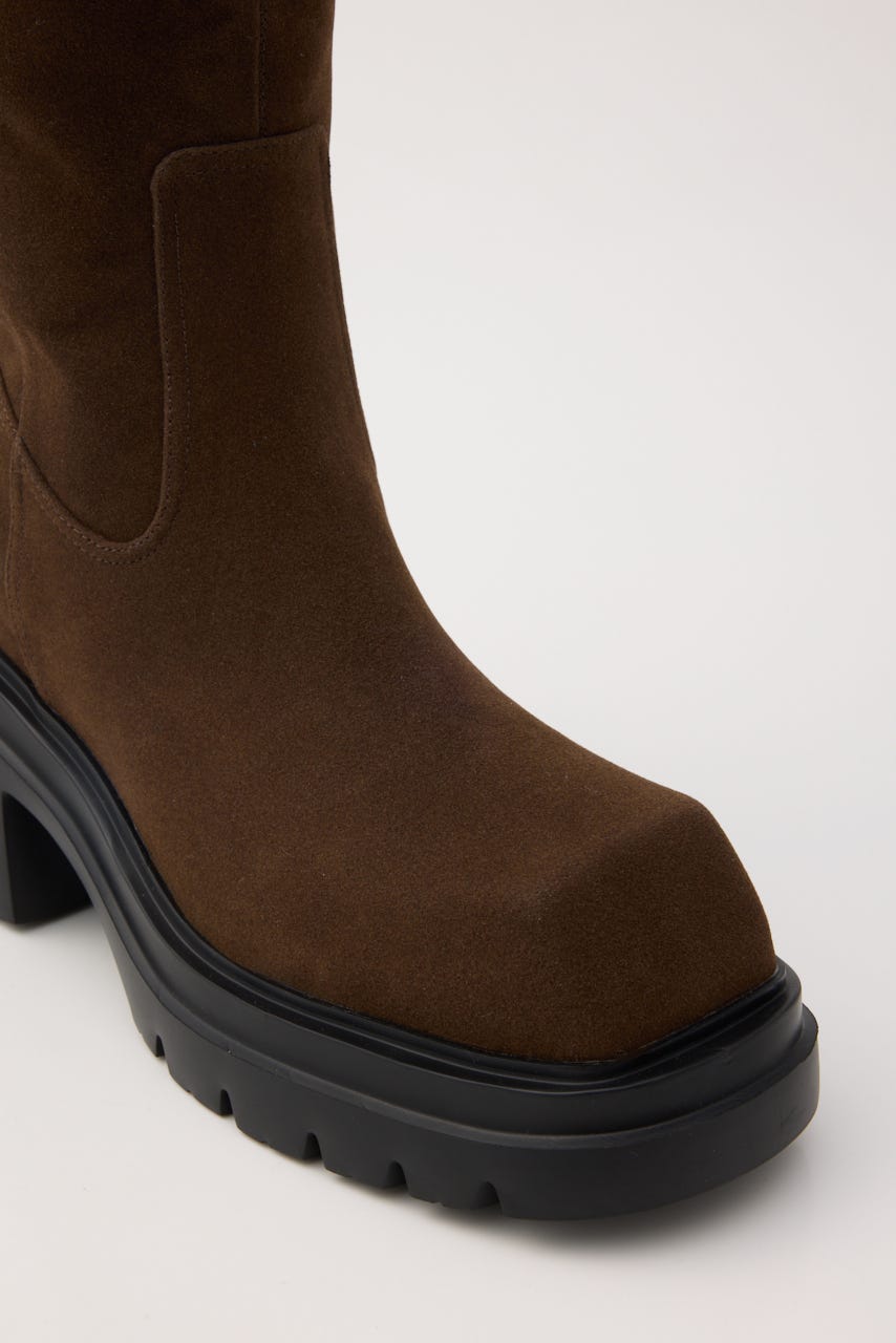 SLY | SQUARE TOE KNEE ブーツ (ブーツ ) |SHEL'TTER WEBSTORE
