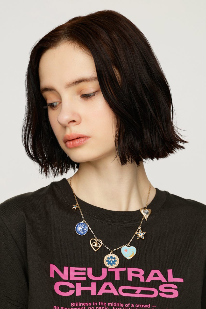 MULTI CHARM ネックレス GLD FREE