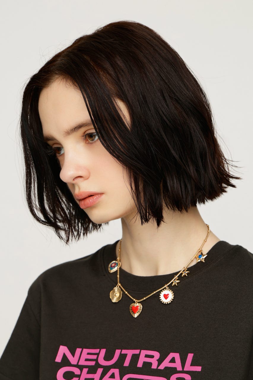 MULTI CHARM ネックレス GLD FREE