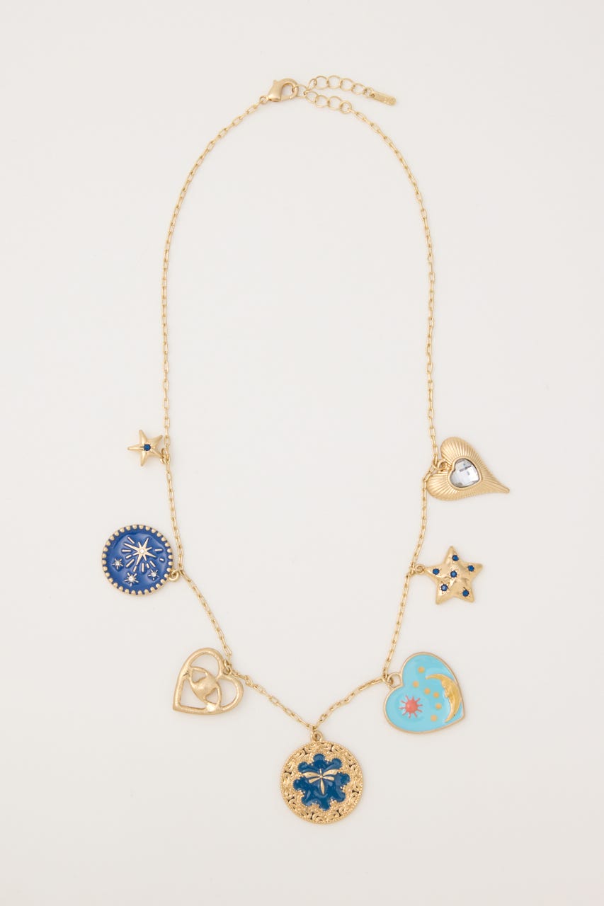 MULTI CHARM ネックレス GLD FREE