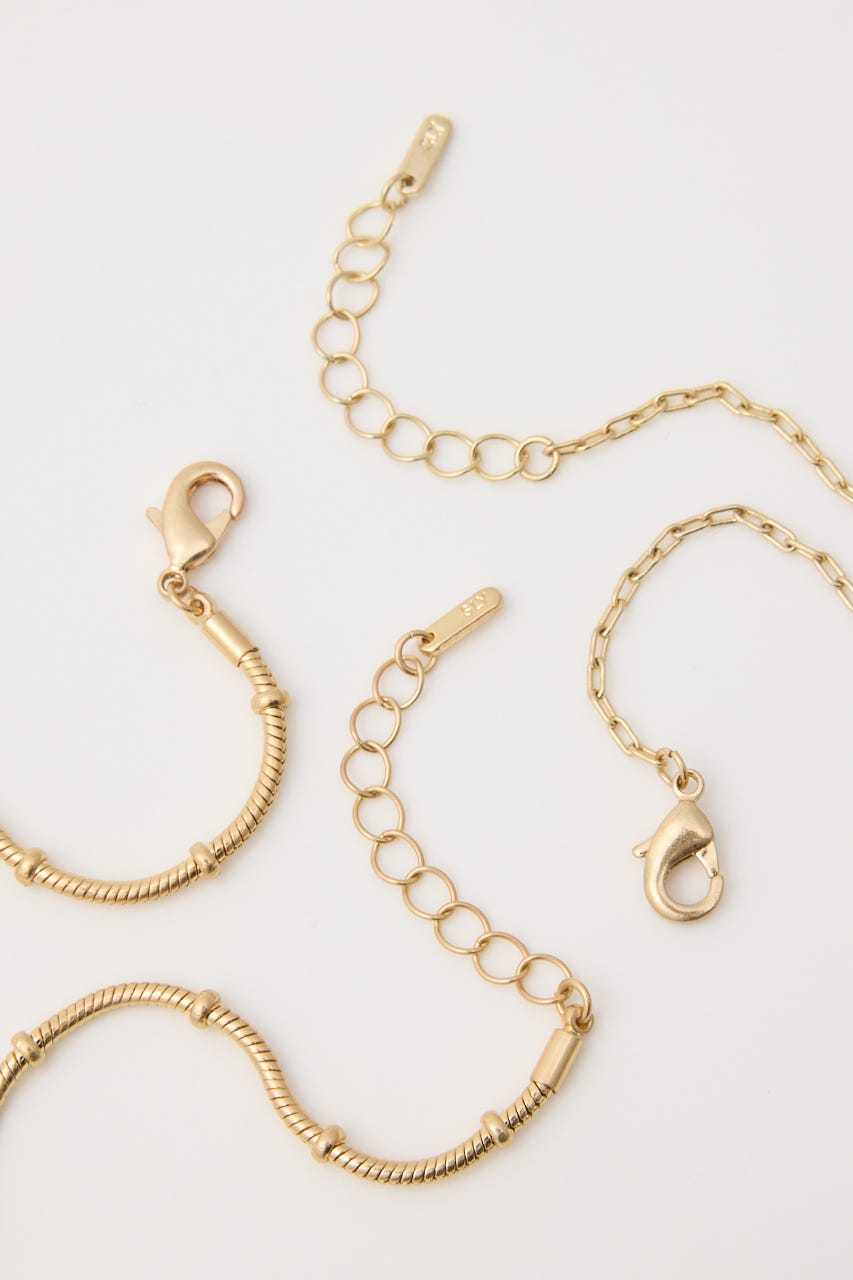 MULTI CHARM ネックレス GLD FREE
