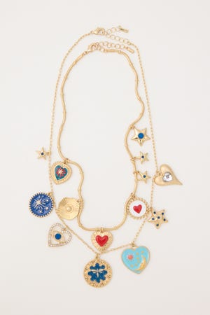 MULTI CHARM ネックレス