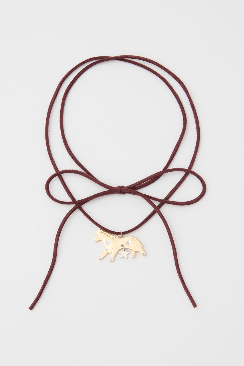 HORSE MOTIF ネックレス GLD FREE
