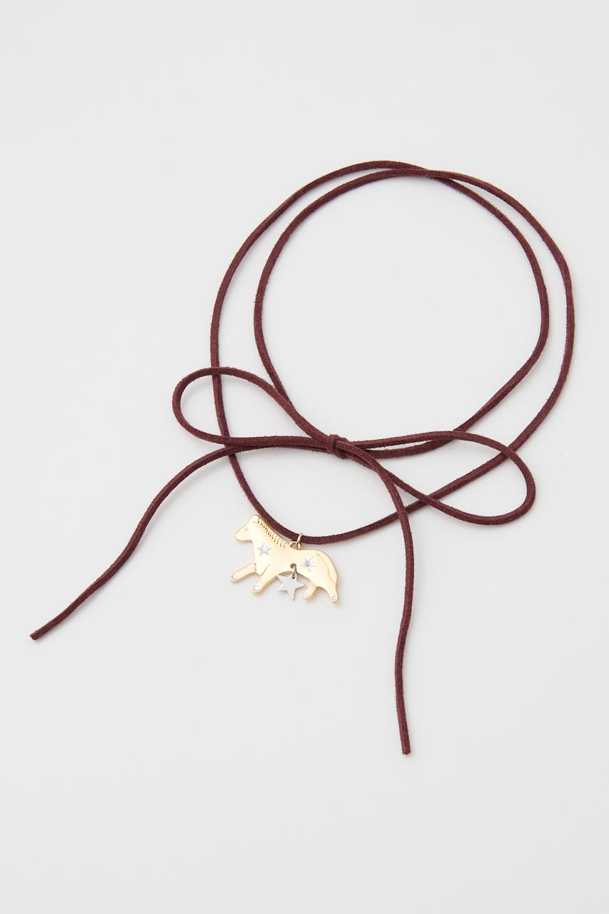 HORSE MOTIF ネックレス GLD FREE