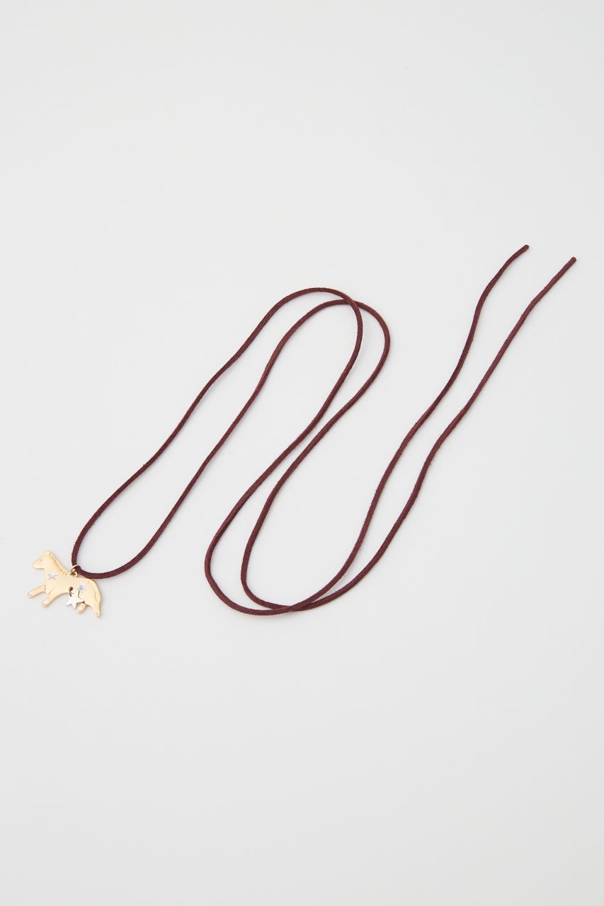 HORSE MOTIF ネックレス GLD FREE