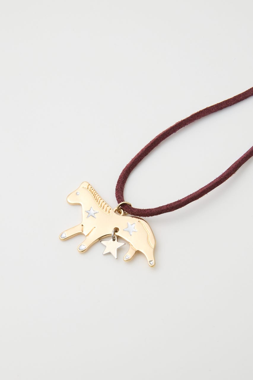 HORSE MOTIF ネックレス GLD FREE