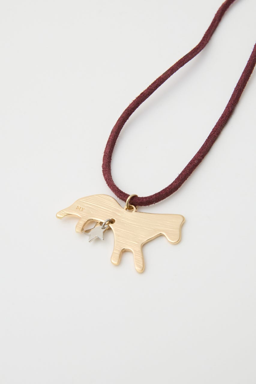 HORSE MOTIF ネックレス GLD FREE