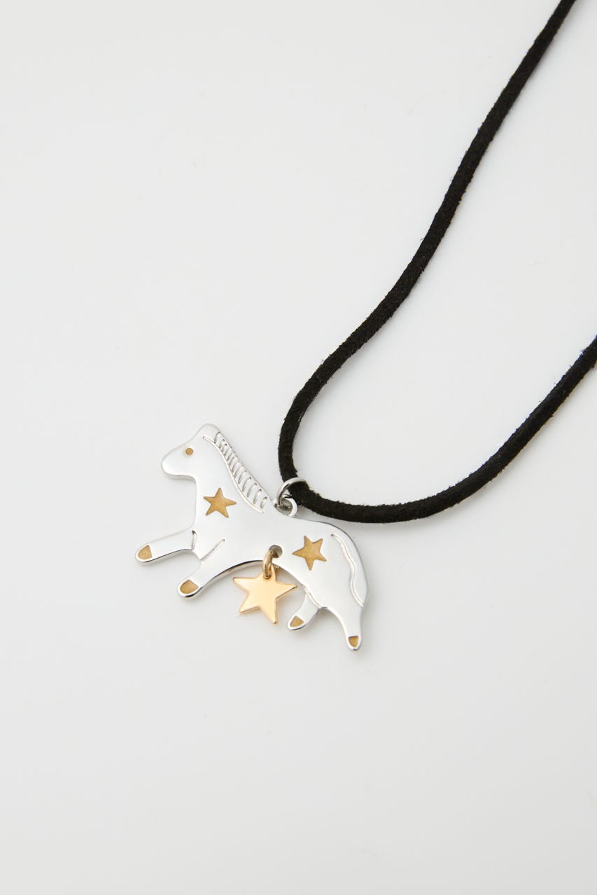 HORSE MOTIF ネックレス SLV FREE