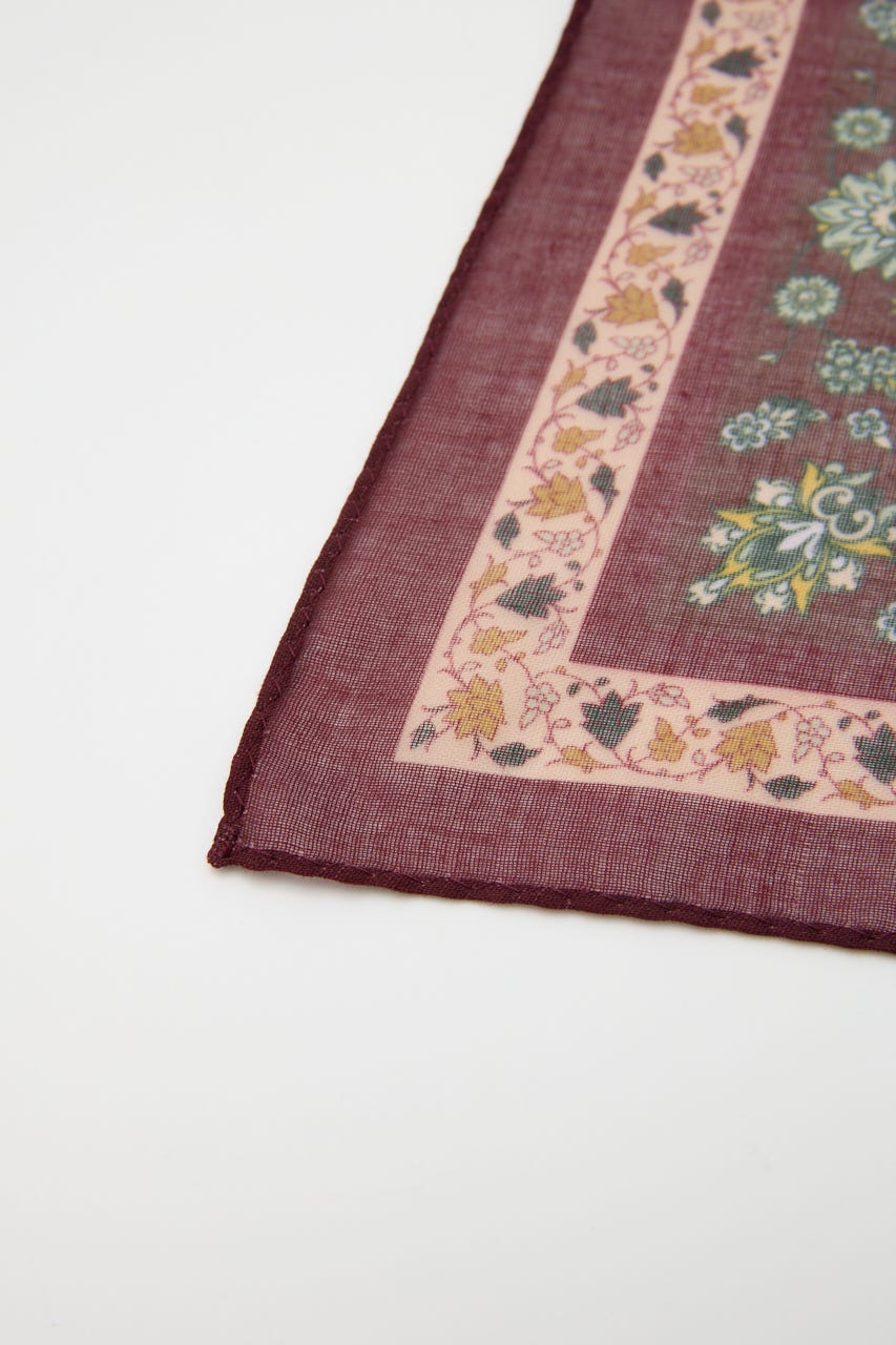 PERSIAN CARPET MOTIF スカーフ D/RED FREE