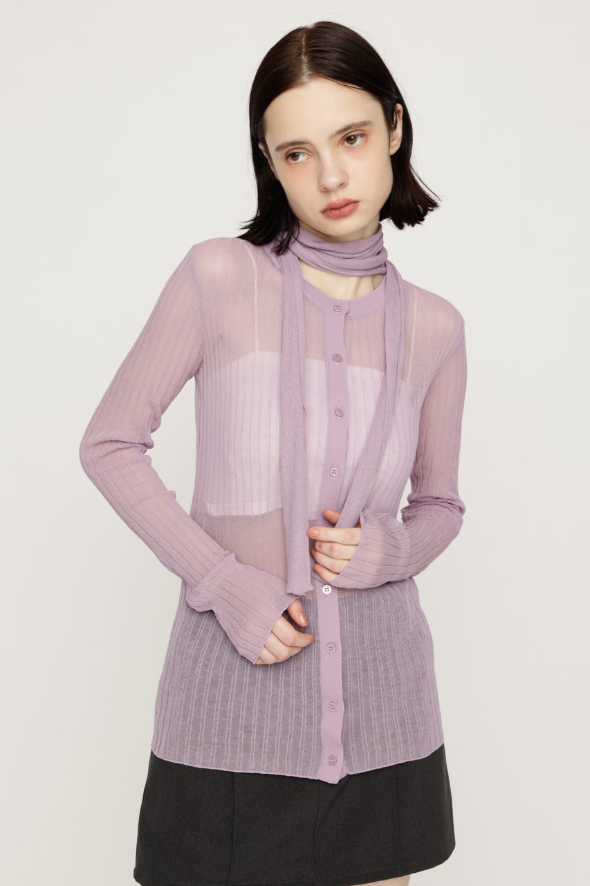 SHEER TIGHT トップス L/PUR FREE