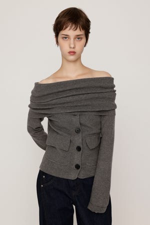 OFF SHOULDER JK LIKE トップス
