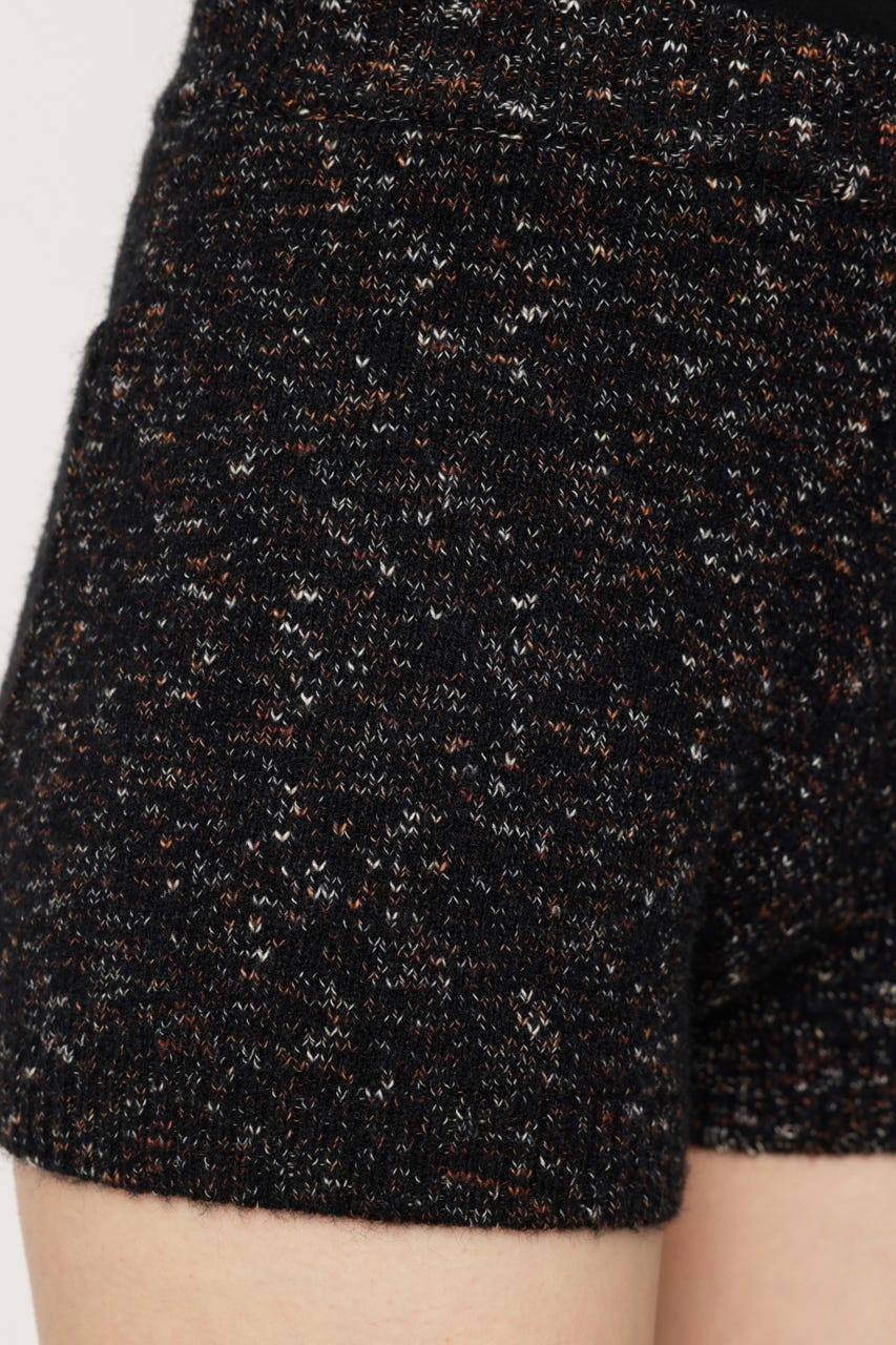 MULTI COLAR KNIT ショートパンツ M/BLK FREE