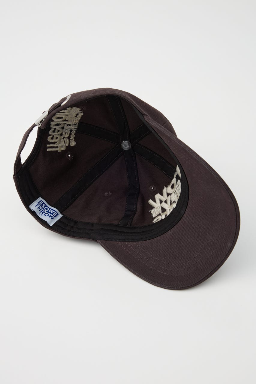 【THROW】ESQWE LOGO キャップ L/BLK FREE