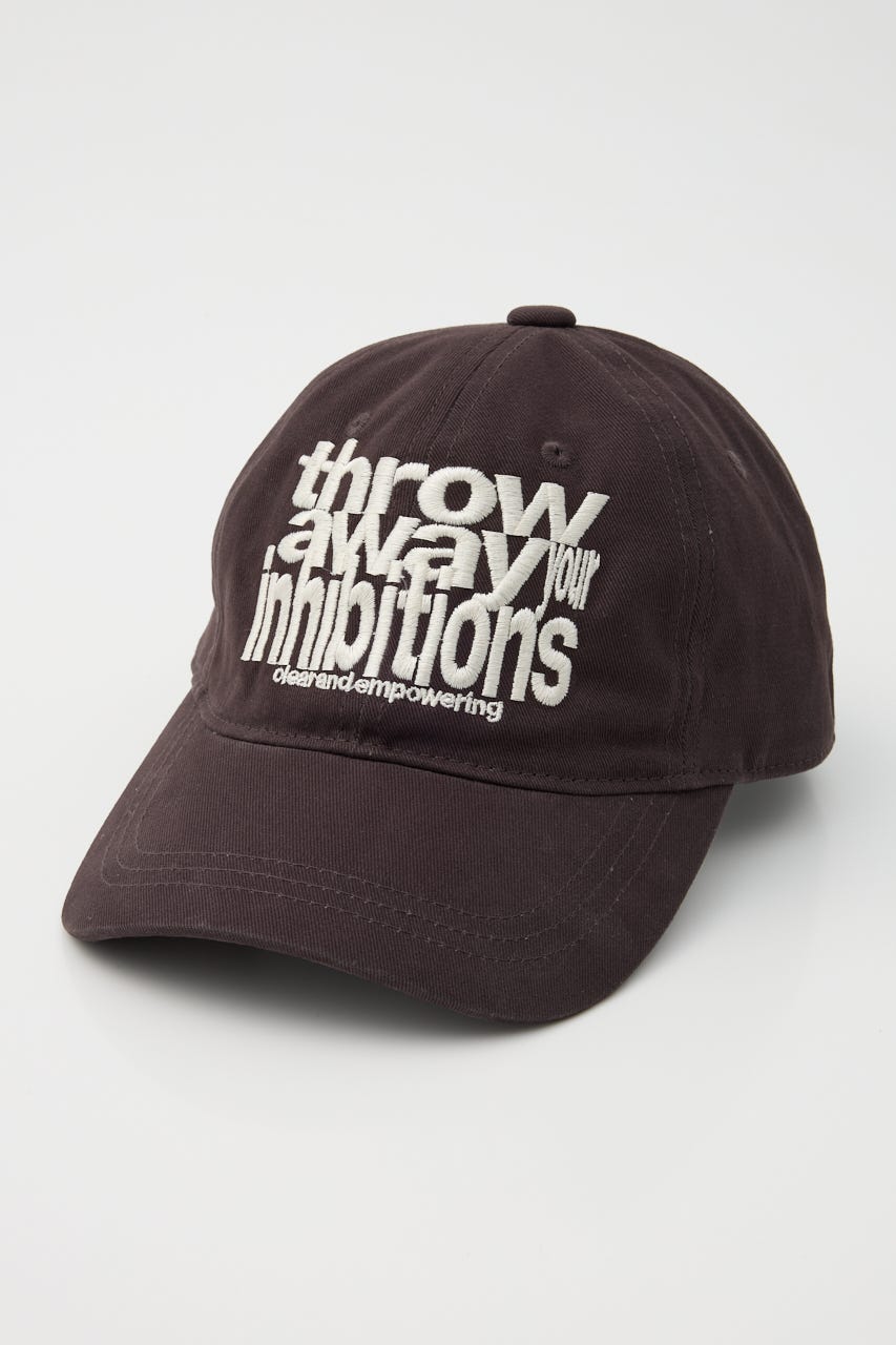 【THROW】ESQWE LOGO キャップ L/BLK FREE