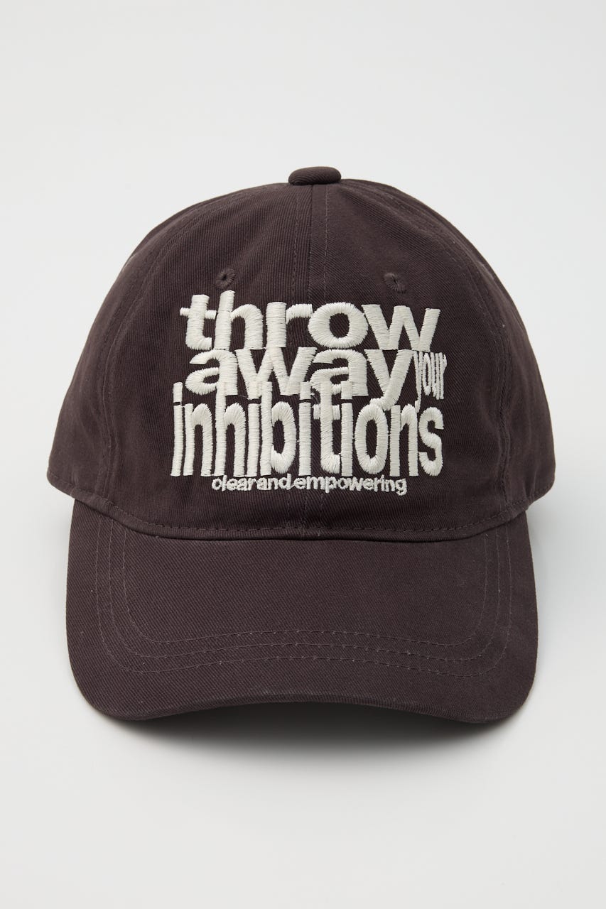 【THROW】ESQWE LOGO キャップ L/BLK FREE