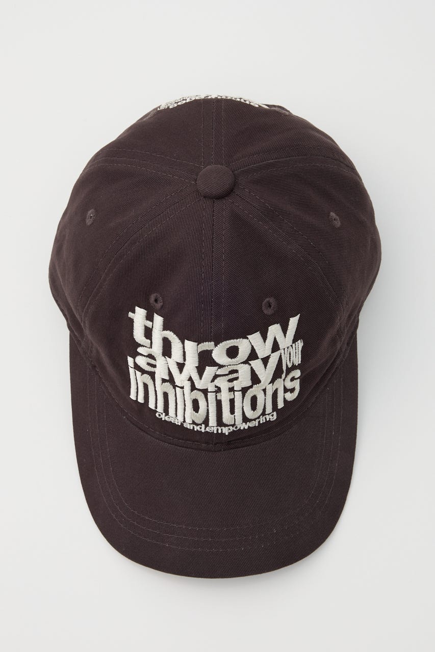 【THROW】ESQWE LOGO キャップ L/BLK FREE