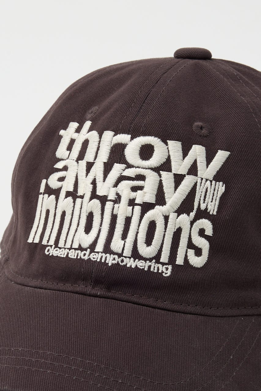 【THROW】ESQWE LOGO キャップ L/BLK FREE