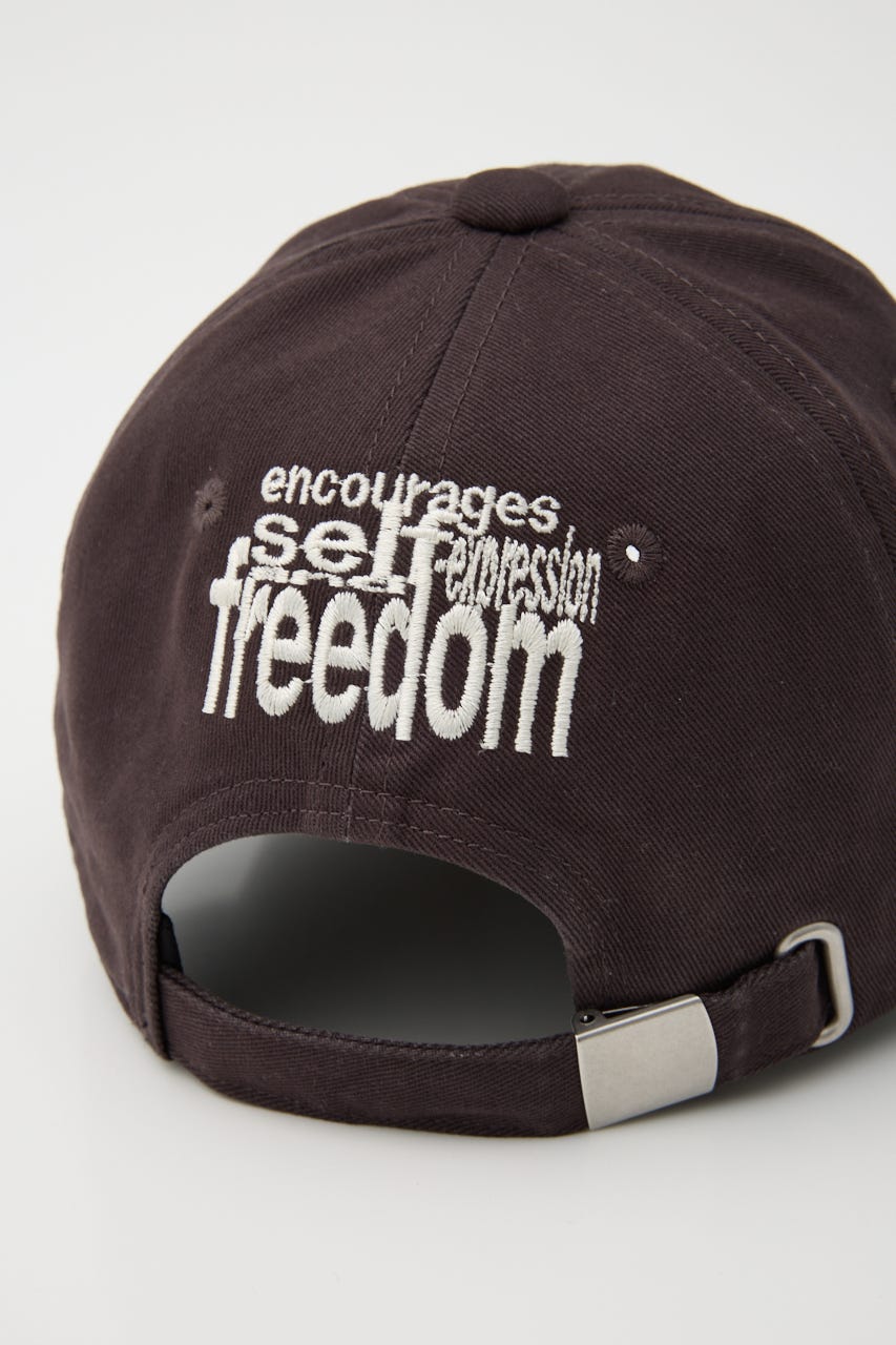 【THROW】ESQWE LOGO キャップ L/BLK FREE