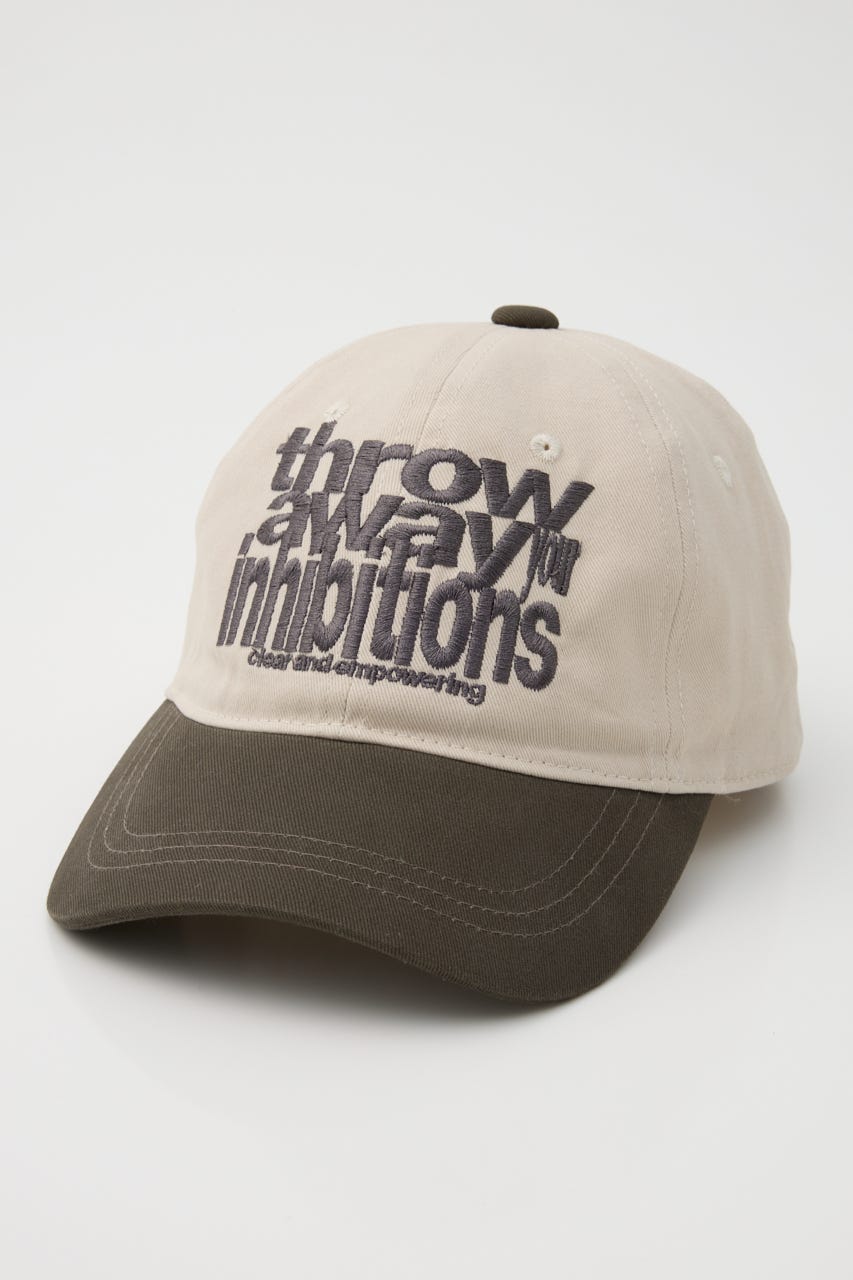 【THROW】ESQWE LOGO キャップ M/BEG FREE