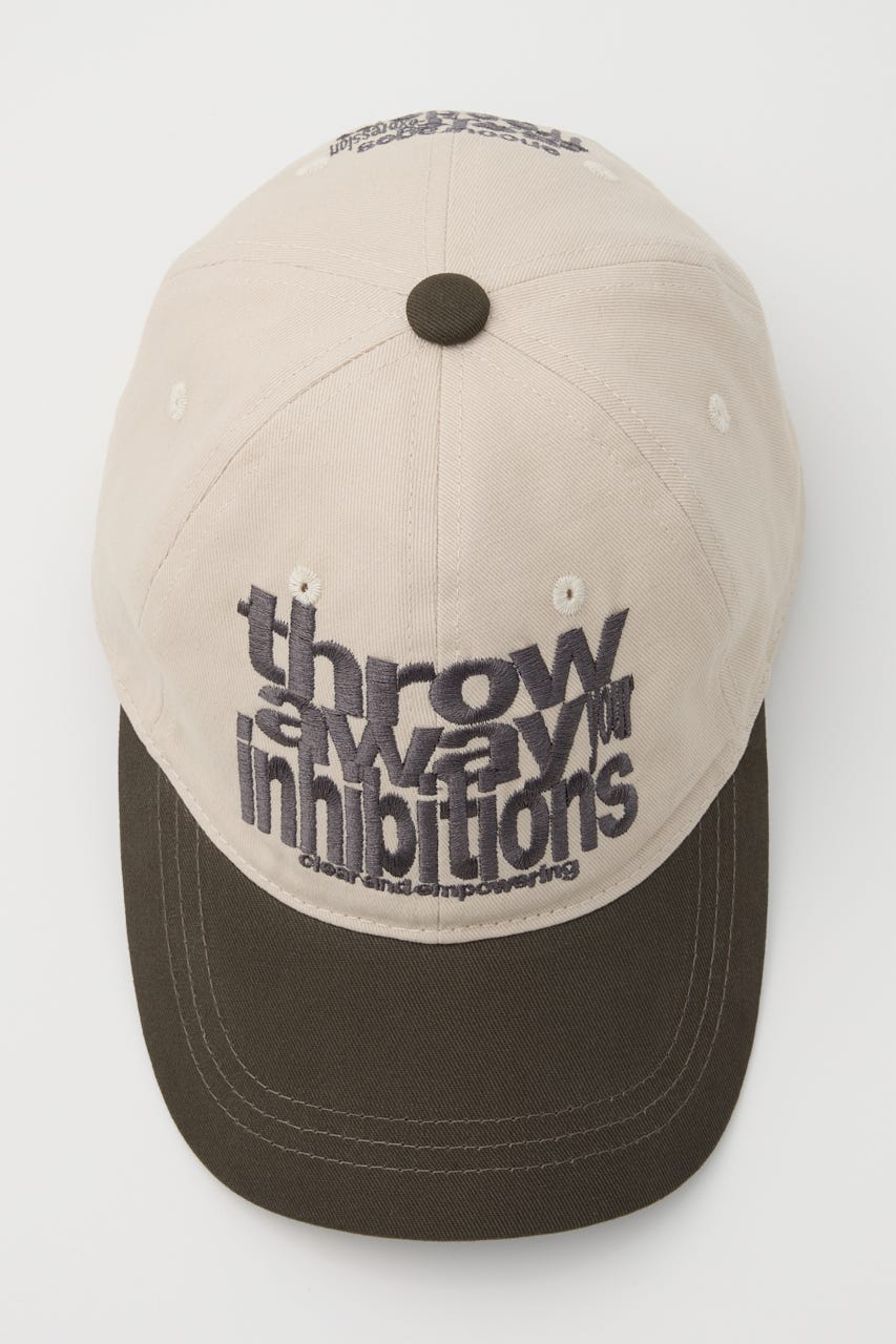 【THROW】ESQWE LOGO キャップ M/BEG FREE