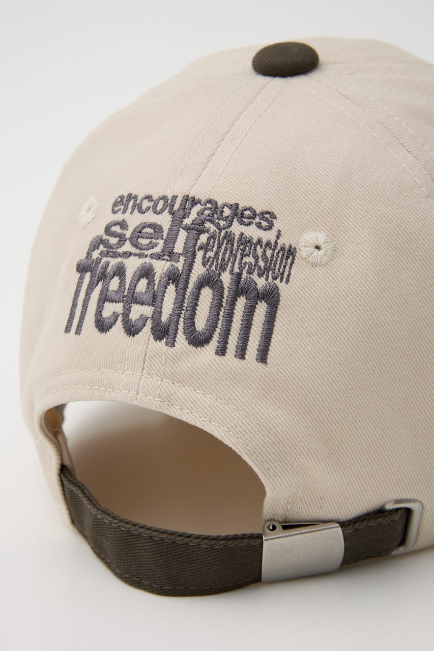 【THROW】ESQWE LOGO キャップ M/BEG FREE