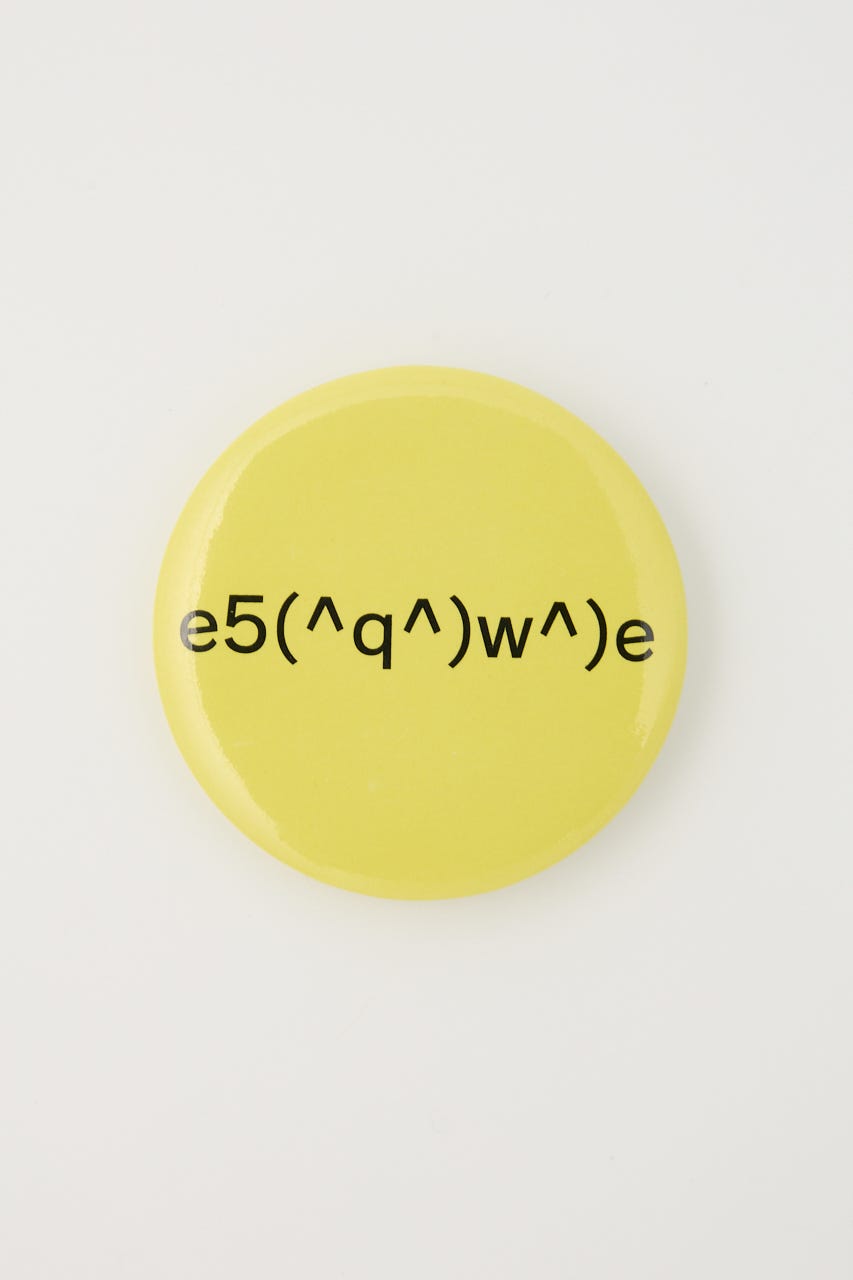 【THROW】ESQWE BADGE SET Multi_1 FREE