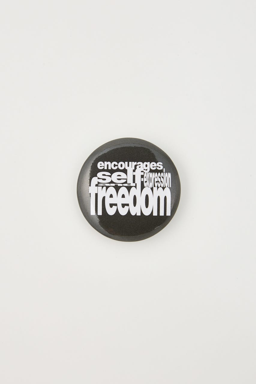 【THROW】ESQWE BADGE SET Multi_1 FREE