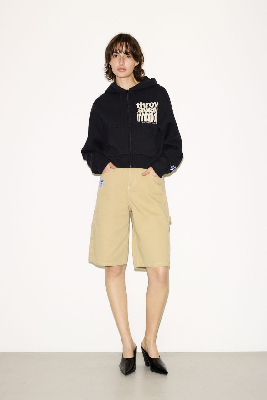 【THROW】ESQWE PAINTER HALF パンツ BEG 1