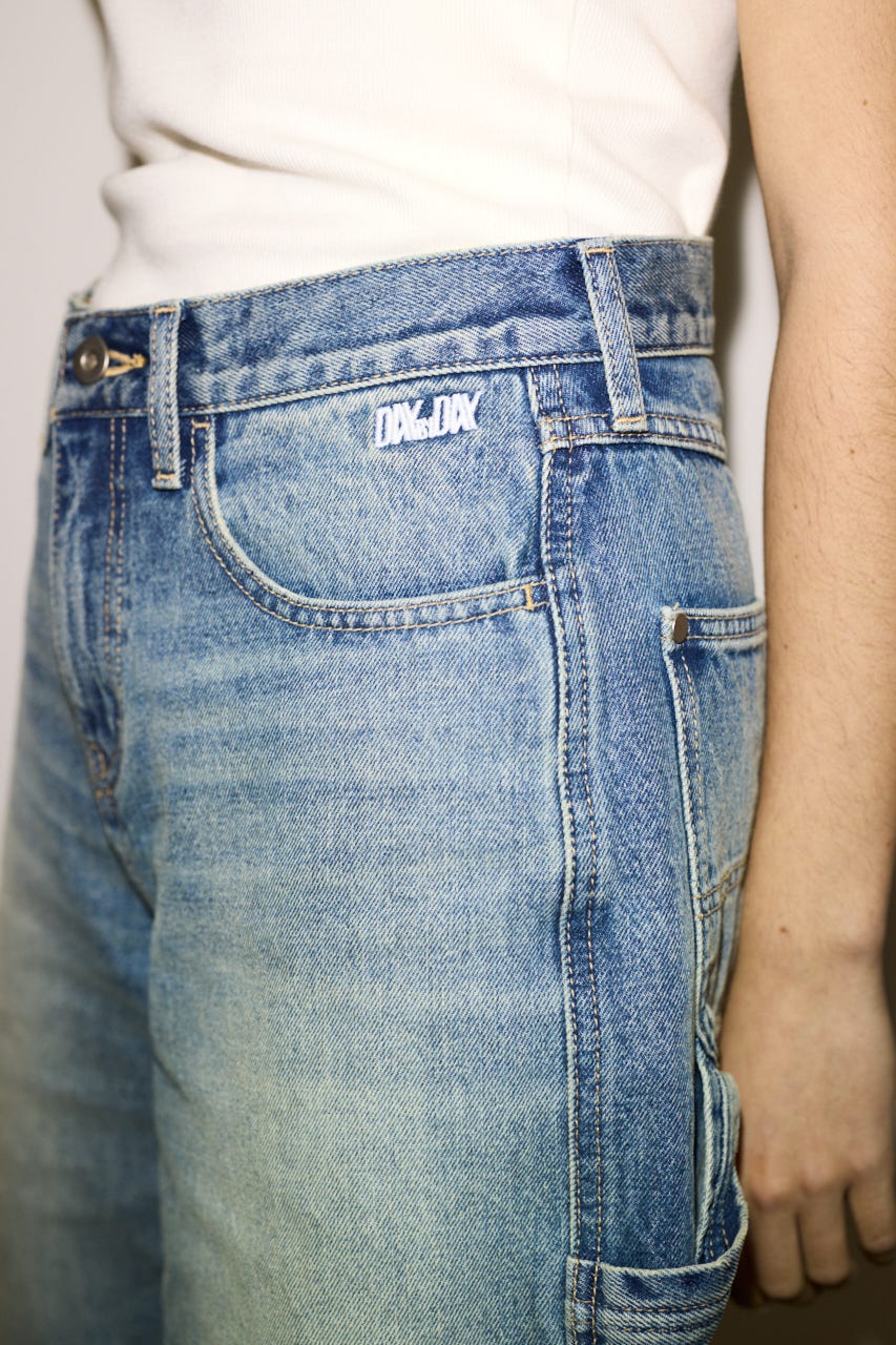 【THROW】ESQWE PAINTER HALF パンツ L/BLU 0