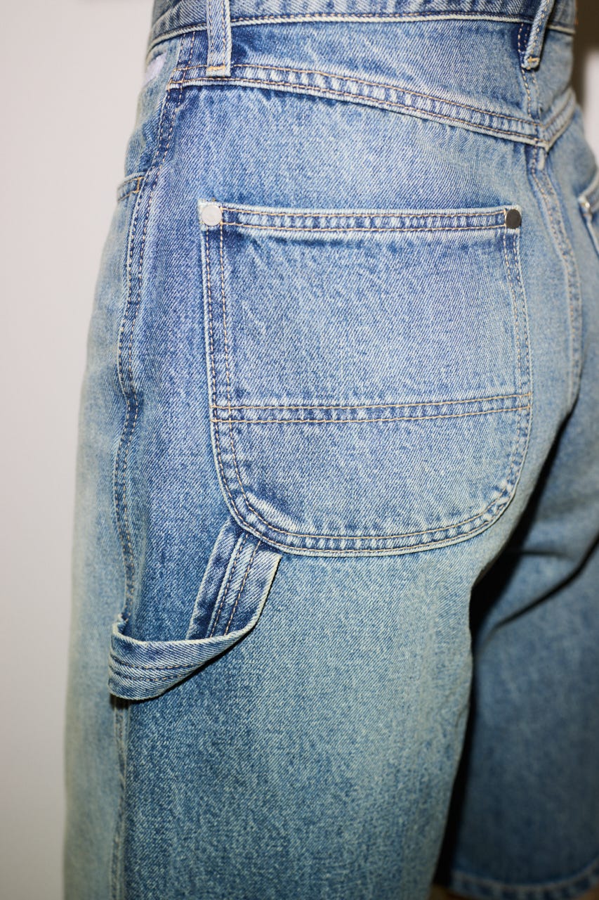 【THROW】ESQWE PAINTER HALF パンツ L/BLU 0