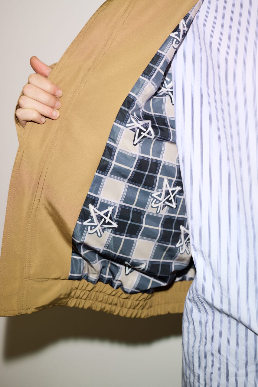 【THROW】ESQWE HARRINGTON ジャケット BEG FREE