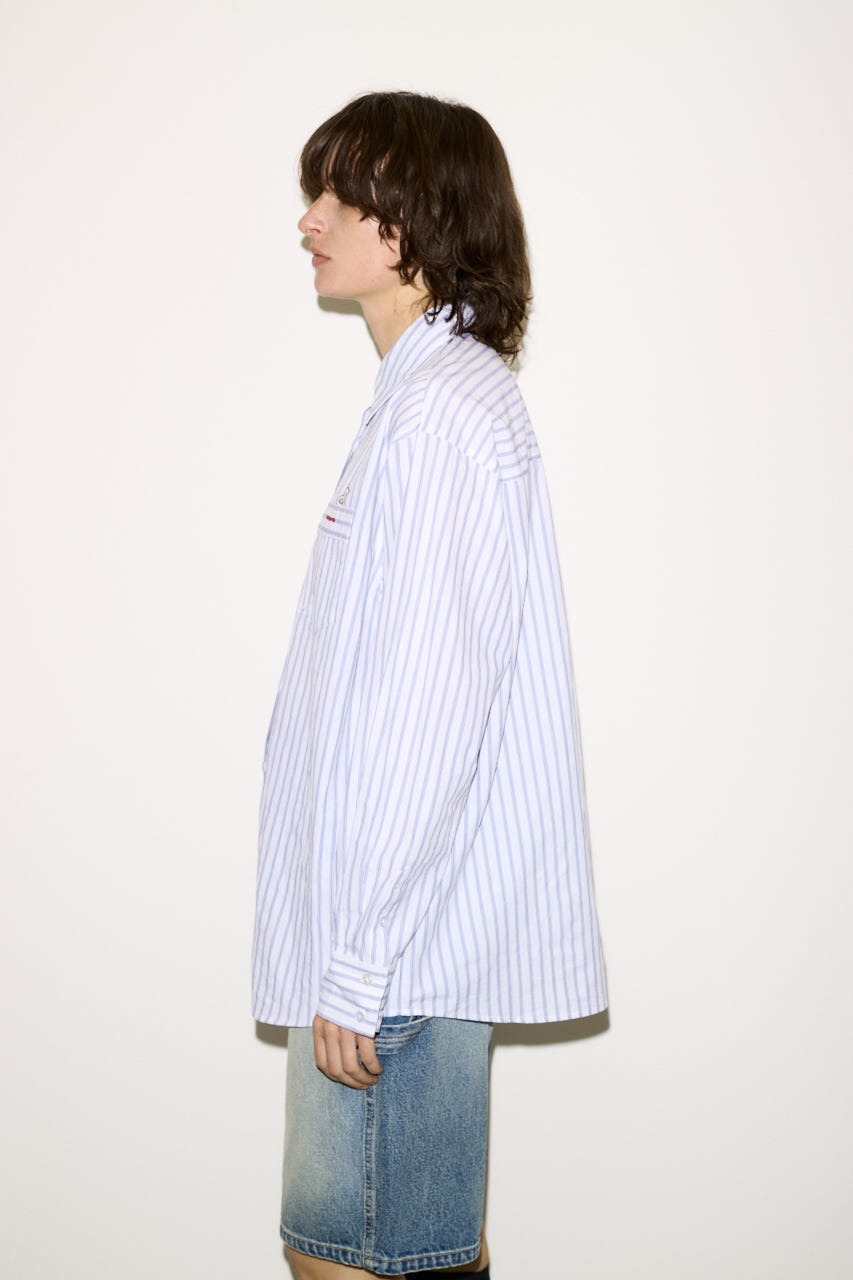 【THROW】ESQWE COTTON LOOSE シャツ M/WHT FREE